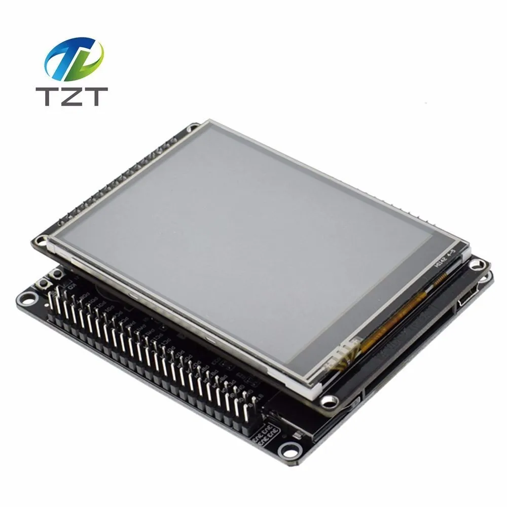 TZT 3,2 дюймов lcd TFT с сопротивлением сенсорный экран ILI9341 для STM32F407VET6 макетная плата черный