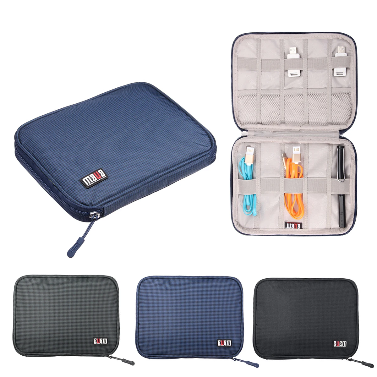 Universal Electronics Accessories Organizer Travel Digital Gadget Bag USB Cable Memory Card