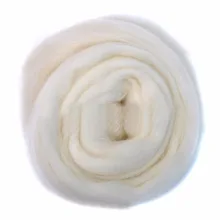 Shetland натуральное кремовое белое Шерстяное волокно 100 г ровинг для валяния игла для самостоятельного шитья куклы рукоделие Mayitr