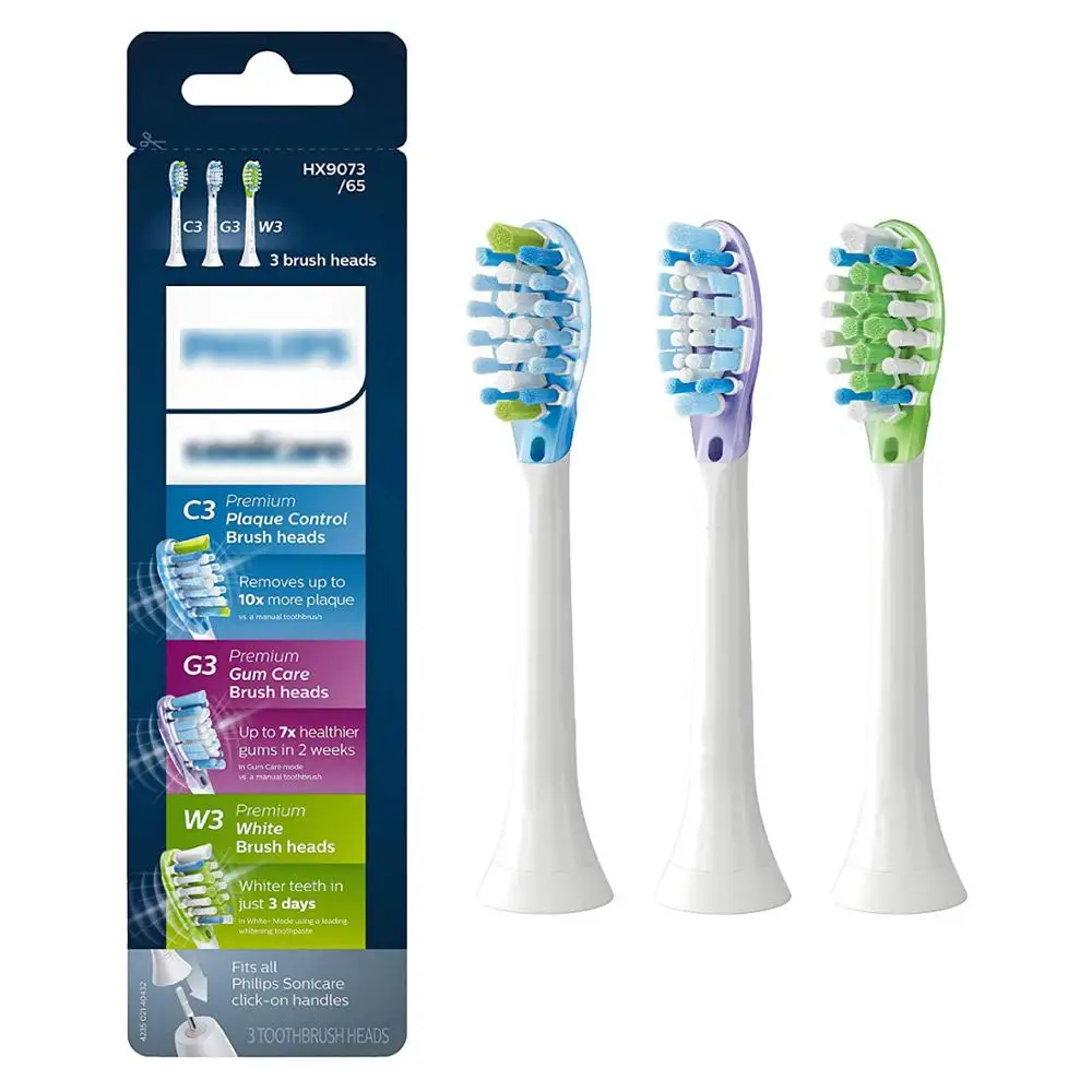 Для Philips Sonicare Premium налет Управление Съемные насадки для зубной щетки HX9044/95 HX6930 HX9340