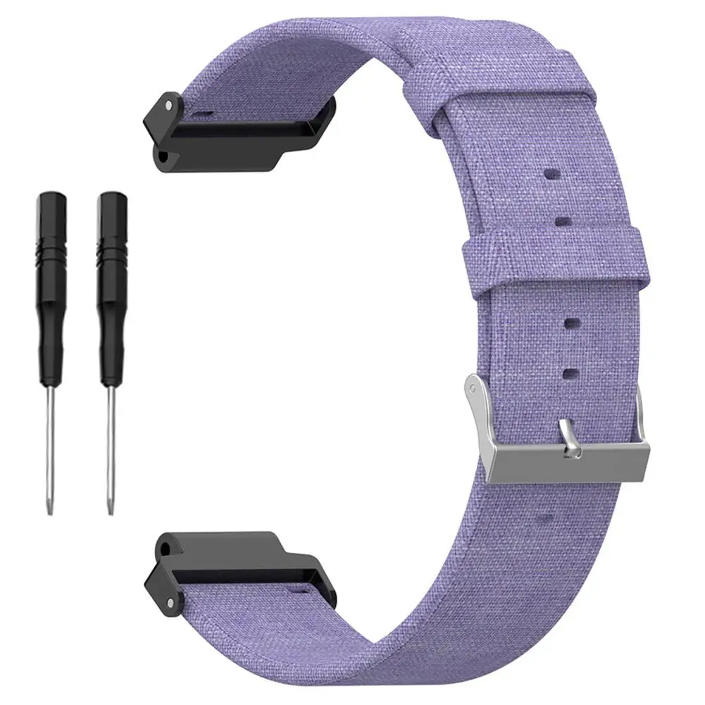 Для Garmin Forerunner 220 230 235 630 620 735 Смарт часы брезентовый спортивный ремешок наручный