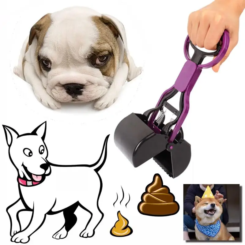 

6.5cm Products For Dogs Poop Pick Up Scooper Wipe Long Handles Poop Dog Pooper Cleaning Bags Poop Waste Pickup Tool