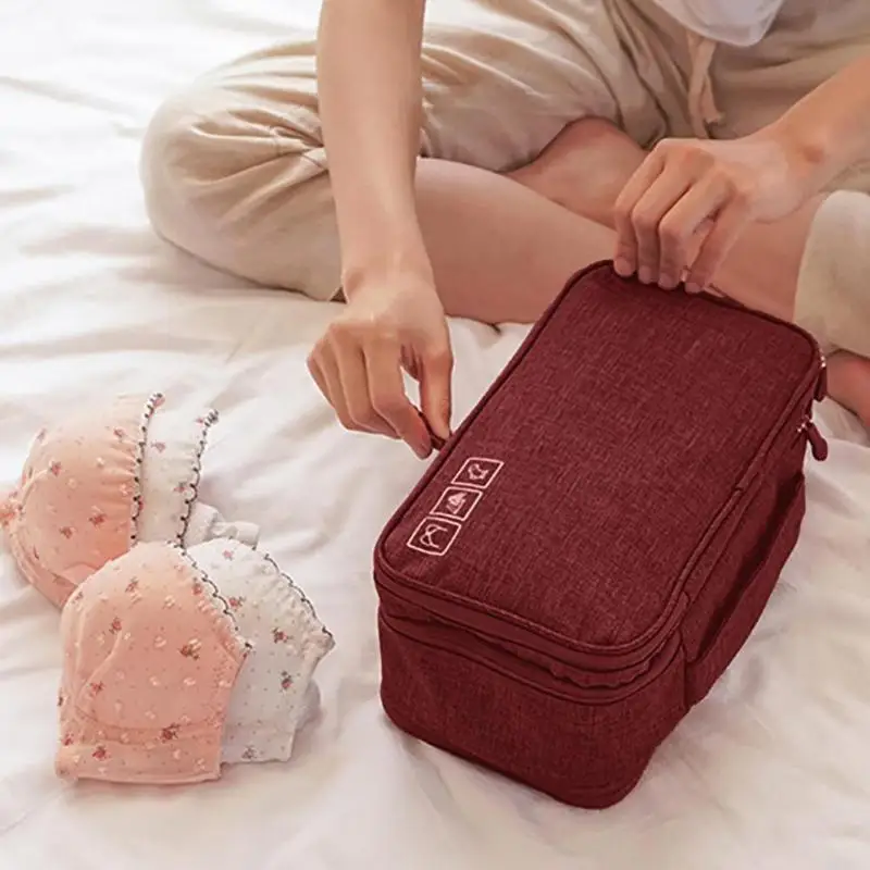 Bra Underware Drawer Organizers Travel Clothes Storage Bag Cosmetic Socks Organizer Wash Pouch Storage Dividers Box