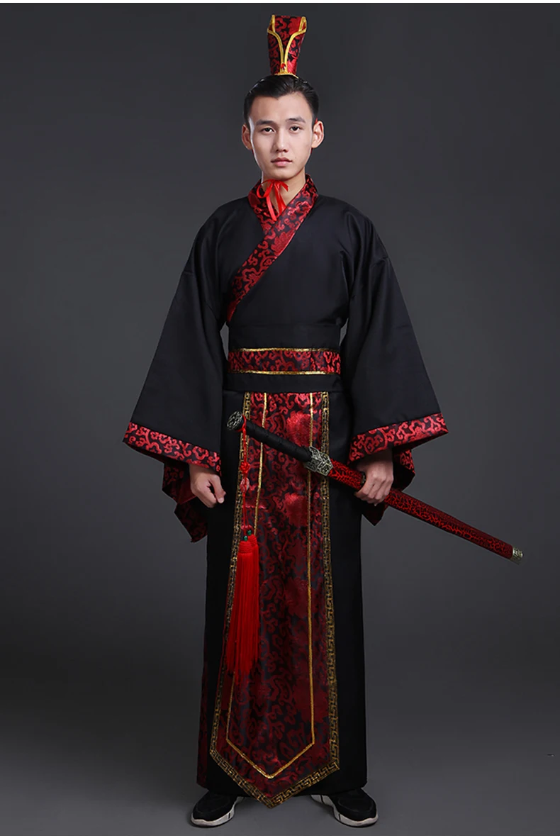 Hanfu костюмы для выступлений костюм Мужская одежда Древний китайский костюм фотостудия фото одежда кинокостюмы