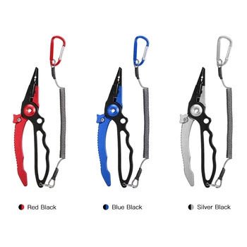 

Aluminum Alloy Multifunctional Fishing Plier Portable Fishing Clamp Fish Grabber Controller Fishing Line Cutter hook remover
