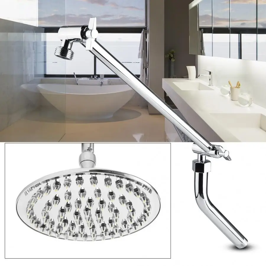 

Adjustable Shower Head Holder Multi-Function Slide Shower Rod Rotatable Holder Shower Arm Mount brazo de ducha