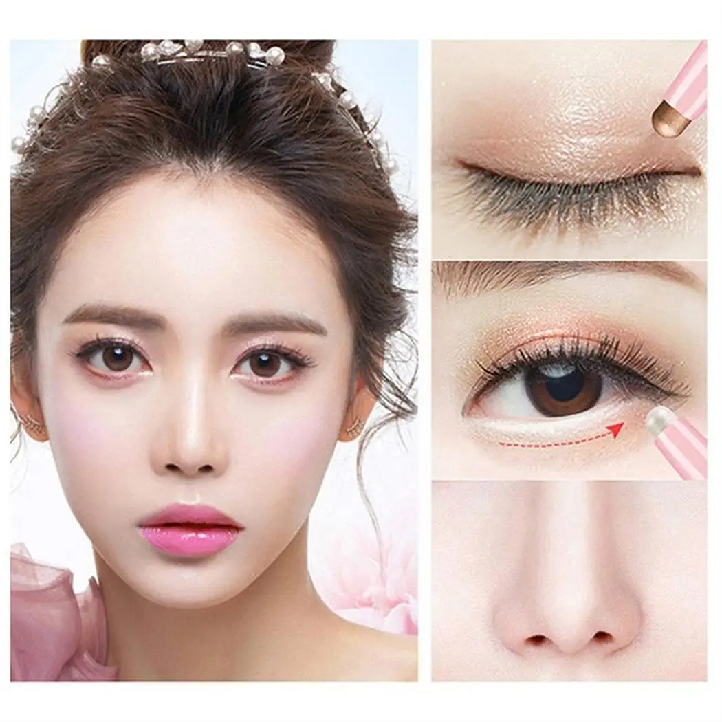 

Makeup Face New Cosmetic Cream Pink Eye Glow Highlighter Pigments Golden Stick Brown Shimmer Red Contour Gray Green Brightener