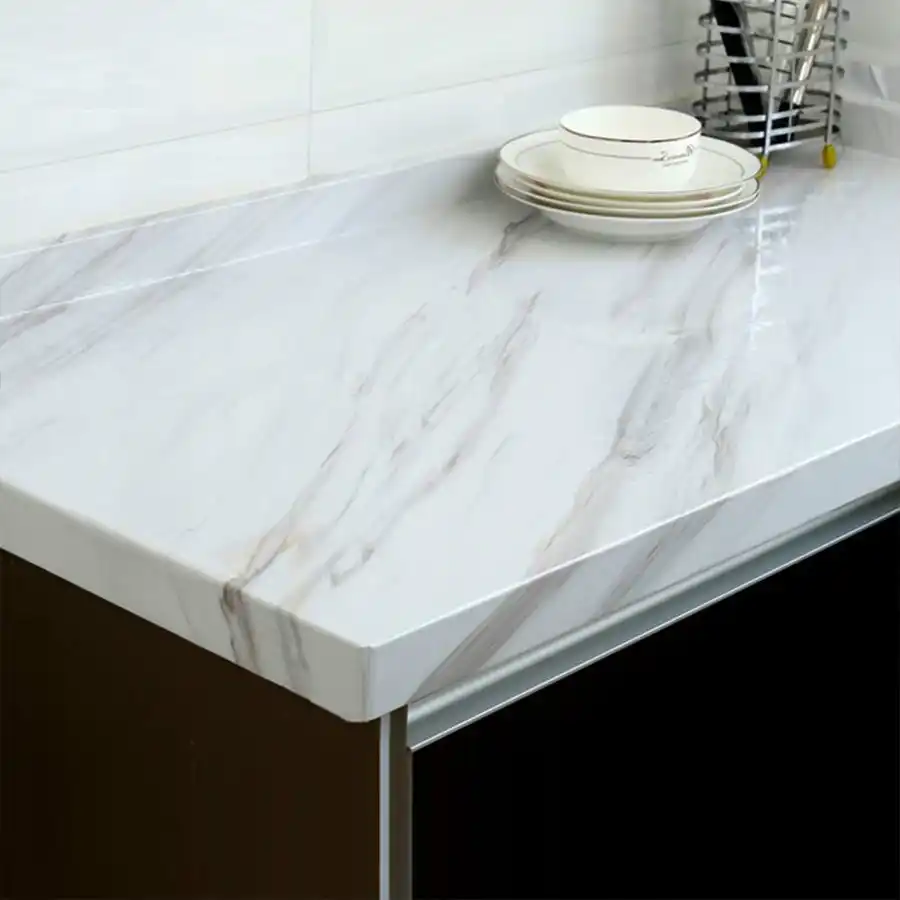 Detail Feedback Questions About Marble Vinyl Film Self Adhesive Marble Vinyl Film Self Adhesive Wallpaper For Bathroom Kitchen Cupboard Countertops Contact Paper Pvc Waterproof Wall