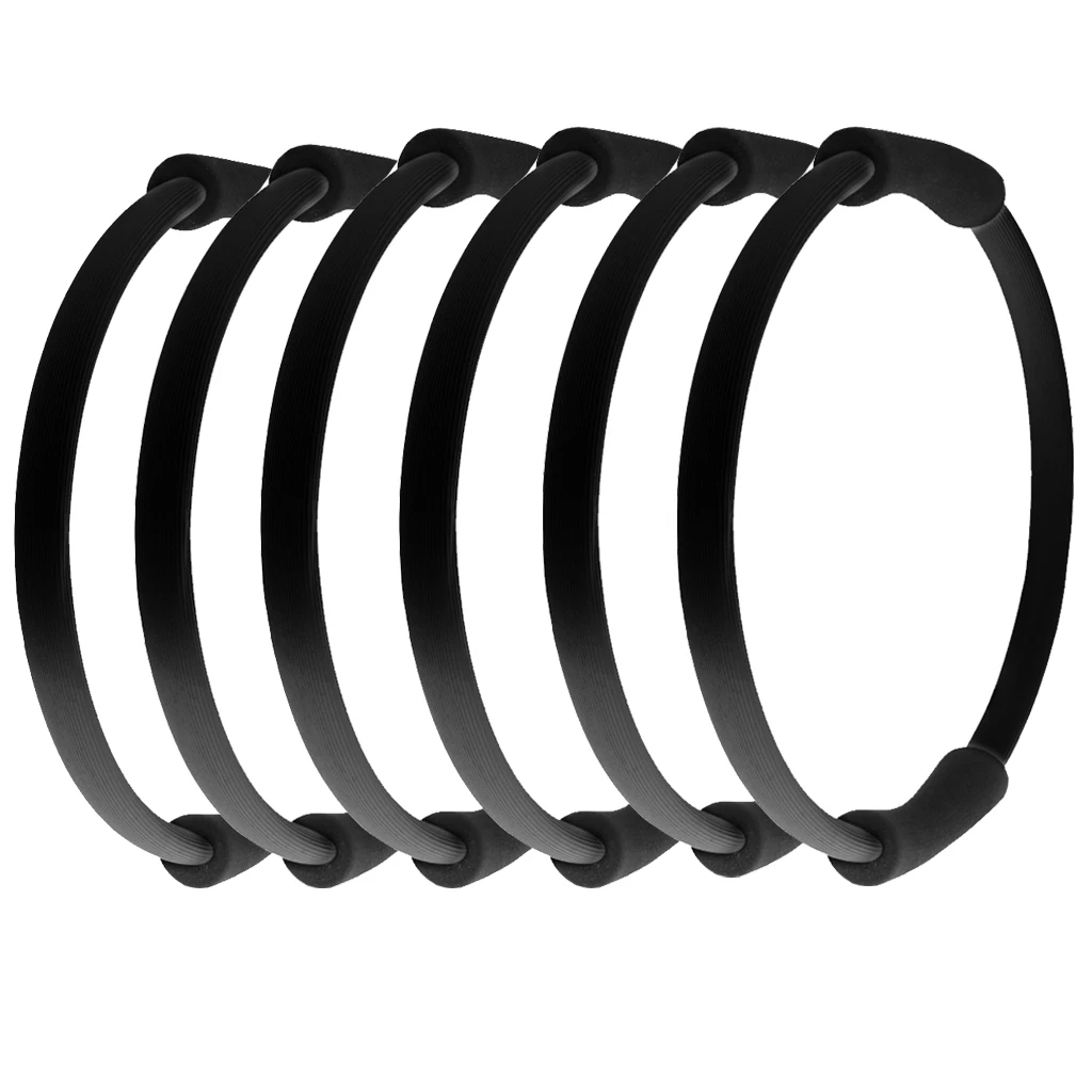 

6PCS Pilates Rings Yoga Magic Circle Full Body Toning Fitness Exercise Ring for Muscle Exercise Slimming Plasticity Equipment