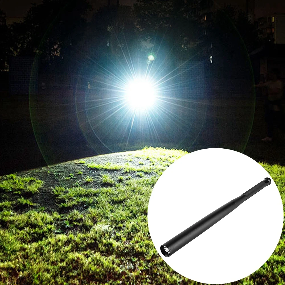 

latarka Telescopic Flashlight Portable Self-Protecting Stun Waterproof Baton Torch Self Protection Camping Hiking Hunting
