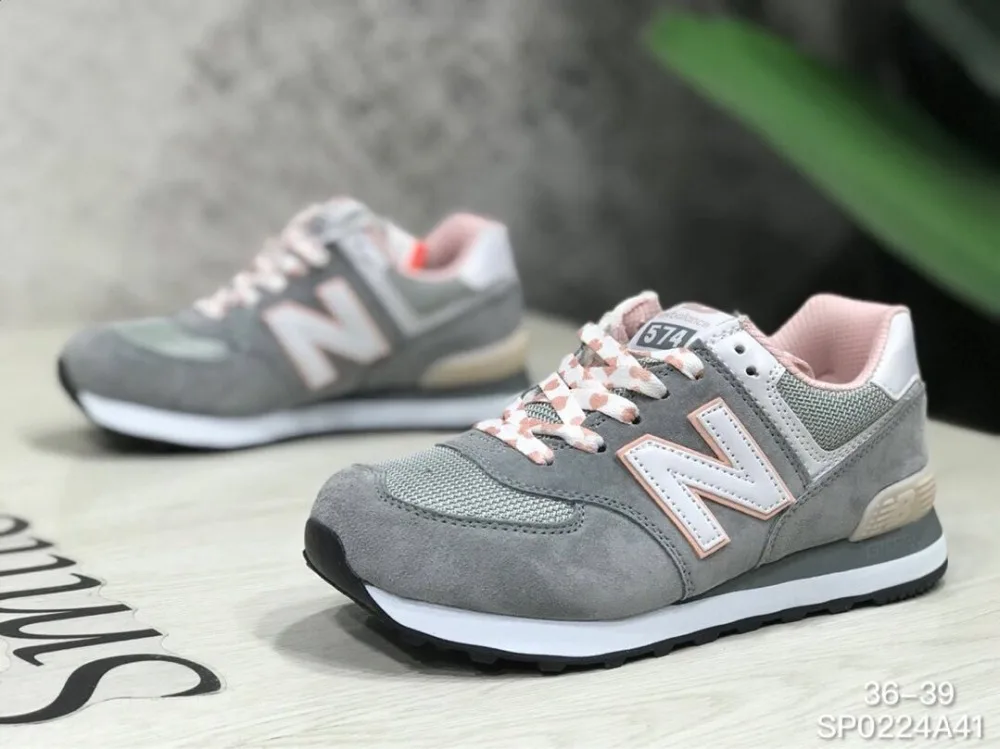 New Balance Top Pig Eight ретро кроссовки для бега женские, дышащие Wl574vdg уличная спортивная обувь кроссовки европейские размеры 36-39