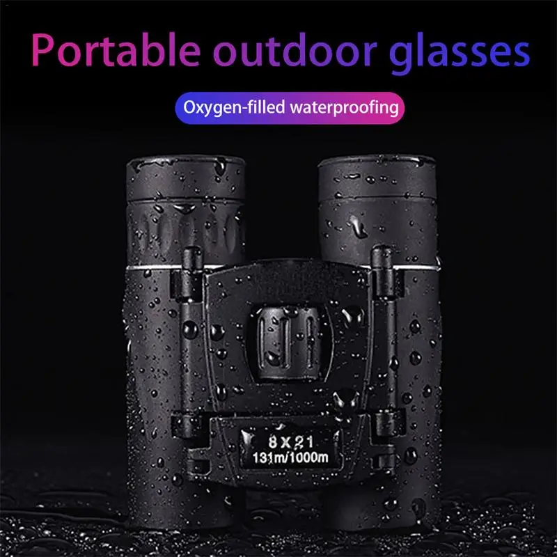 

8X21 Optical Binoculars HD High Light Transmission Wide Field of View Handheld Mini Portable Outdoor Telescope