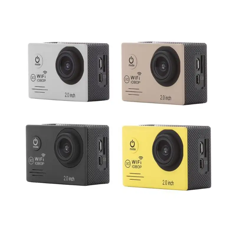 

G60 1080P FHD Action Camera Set WiFi 170 Degree Angle Waterproof Outdoor Sport DVR Camcorder with Case Bracket Bicycle Stand etc