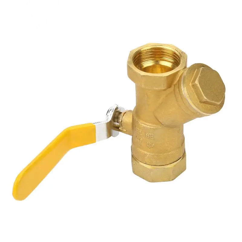 Y Тип латунный фильтр шарикового клапана 1 BSP DN25 внутренней резьбой для воды, газа, масла, Лидер продаж