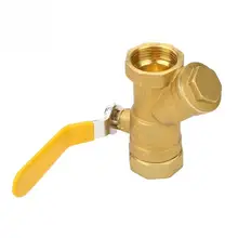 Y Тип латунный фильтр шарикового клапана 1 BSP DN25 внутренней резьбой для воды, газа, масла, Лидер продаж