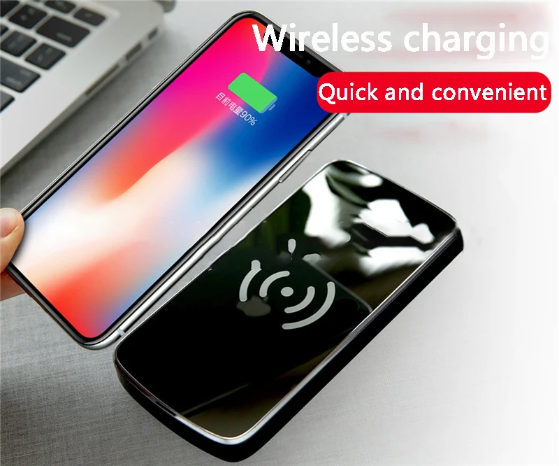 Hot sale of the latest large capacity 20000mAh fashion wireless charging mobile power charging treasure mobile phone charger Hot sale of the latest large capacity 20000mAh fashion wireless charging mobile power charging treasure mobile phone charger