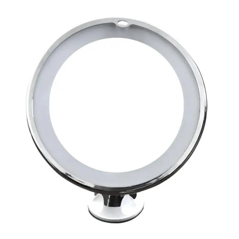 Увеличительное зеркало для макияжа с круглой присоской, зеркало для макияжа с светодиодный светильник, вращение на 360 градусов, настольное косметическое зеркало