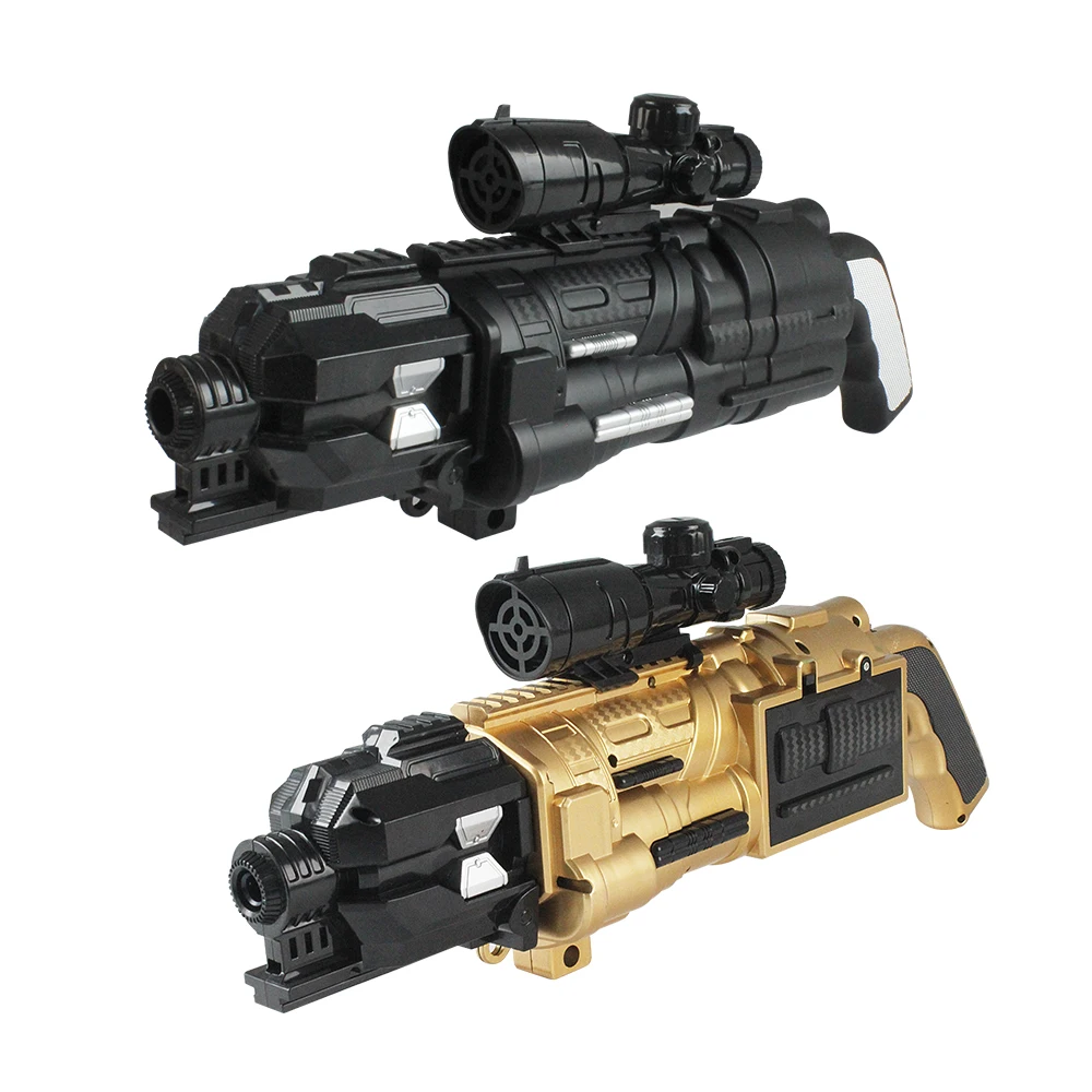 

Top Qulaity 611-A Electric Water Cannon Gel Bead Water Shooter Crystal Bullet DIY Toy for Kids Holiday Birthday Gift Black/Gold