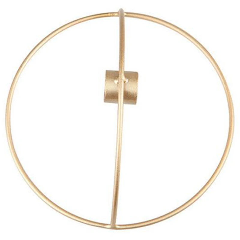 

LUDA Europe 3D Metal Candlestick Wall Mounted Candle Holder Geometric Tea Light Home Decor
