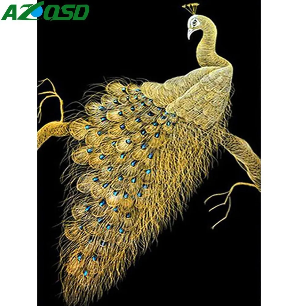 AZQSD Алмазная вышивка картина с животными стразы Декор для дома алмазная живопись