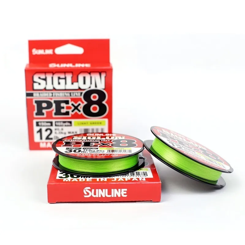 100% оригинальная брендовая плетеная леска Sunline Siglon Pe X8 5 50 фунтов 150 м 200 разные