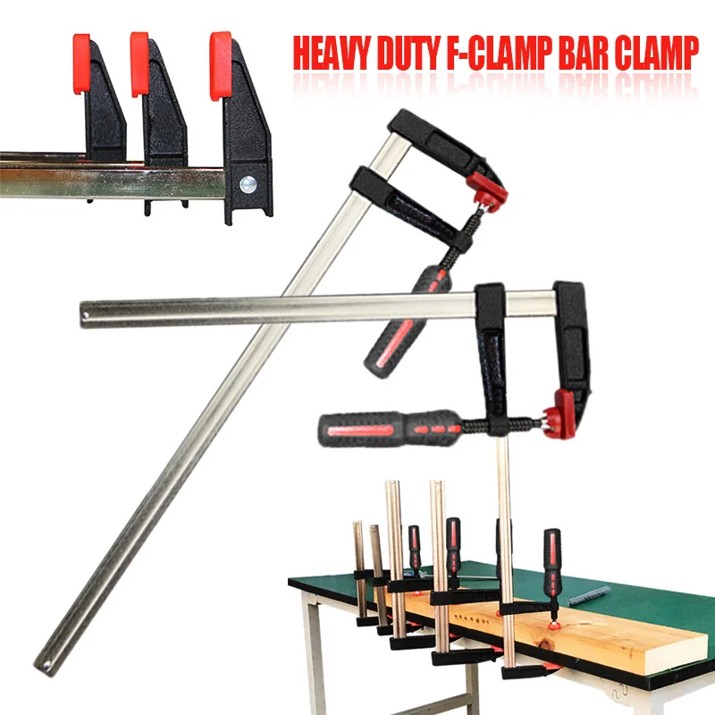300mm/200mm Heavy Duty F Clamp Woodworking Carpentry Hand Clamping Tool