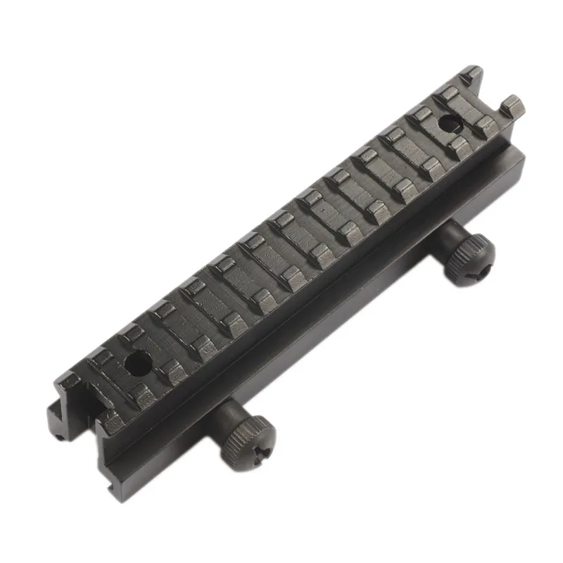 AR Riser Base Mount Weaver-Picatinny High Profile See Thru 20 мм с 13 слотами Weaver Picatinny Rail для фотовинтовок |