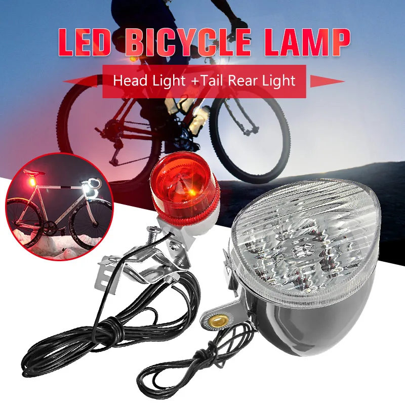 Hot Sale Universal 6V 3W Friction Generator Motorized Bicycle Bike LED