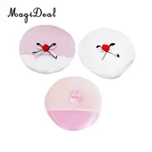 Красная роза крошечная лента макияж для косметической рассыпчатой пудры слоеные пылевые слоеные большие круглые губки для лица макияж