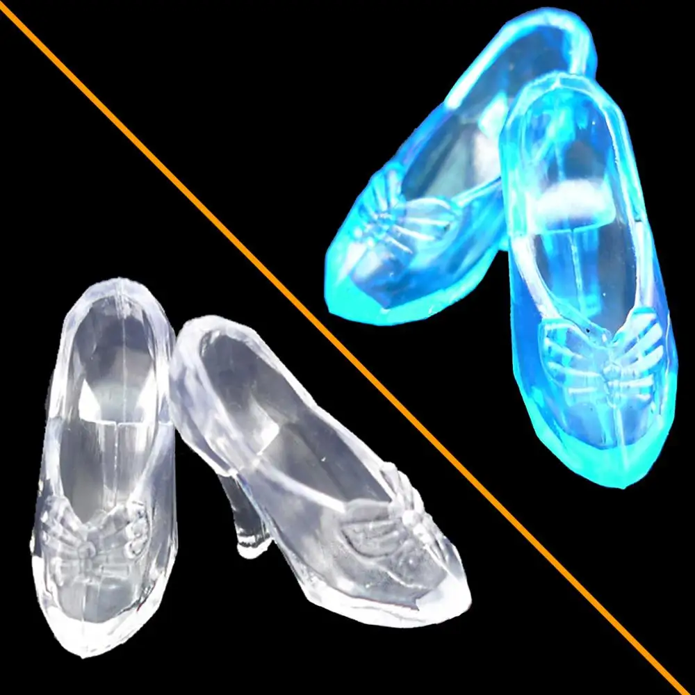 10 Pairs Doll Shoes for Cinderella Princess Barbie Doll