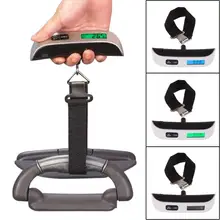 50 кг/10 г портативный электронный цифровой Дорожный чемодан для багажа цифровые весы электронная дорожная сумка подвесные измерительные весы инструменты