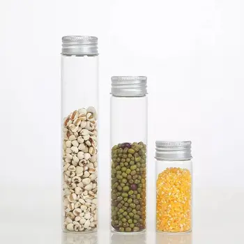 

50pcs/lot 30*60mm 25ml Clear Screw Cap Glass Bottles Perfume Sample Jars Wishing Stars Bottles New Arrival Wedding Decor Gifts