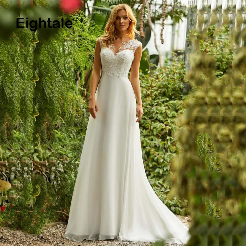 Eightale Princess Wedding Dresses Turkey 2019 Appliques Lace Free Shipping Bridal Dress A Line Wedding Gown vestidos de noiva Eightale Princess Wedding Dresses Turkey 2019 Appliques Lace Free Shipping Bridal Dress A Line Wedding Gown vestidos de noiva
