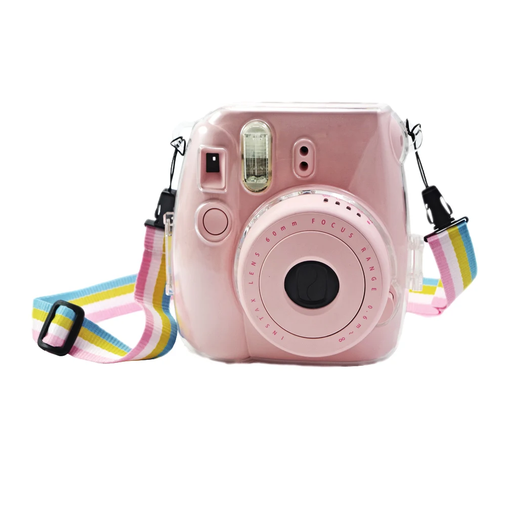 Прозрачный защитный чехол Besegad для мгновенных камер Polaroid Fujifilm Instax Mini 9 8 8|Сумки