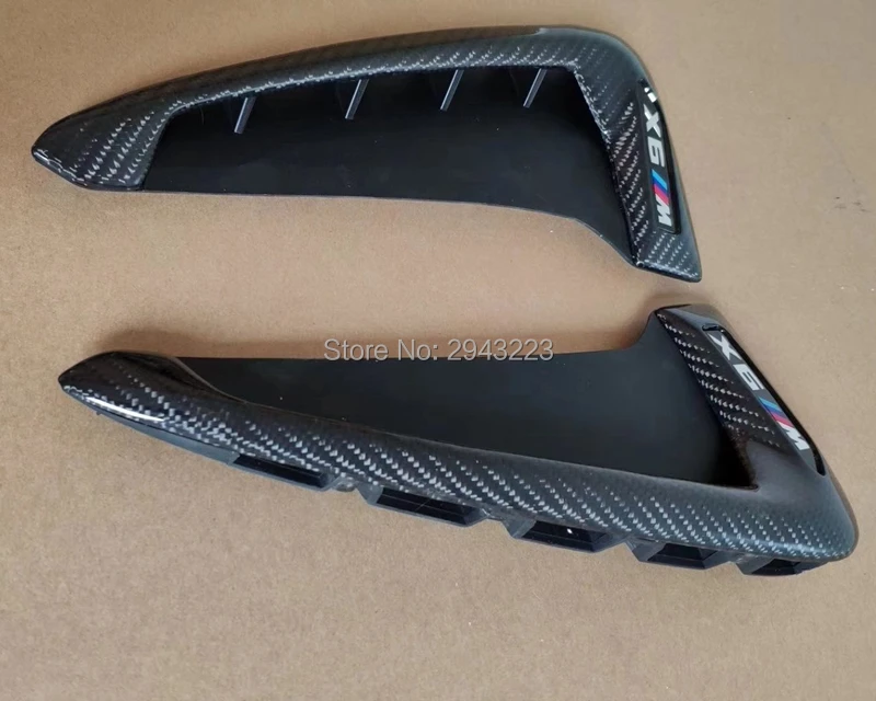 

Car Styling Rear Window Fender Air Vent Cover Sticker Side Mark Decoration 2Pcs For BMW X6 X Series X6 F16 2014 2015 2016 2017