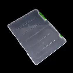 Прочный Портативный влаги пылезащитные A4 прозрачный прямоугольник для хранения файлов дома, офиса, и т. д. твердая коробка