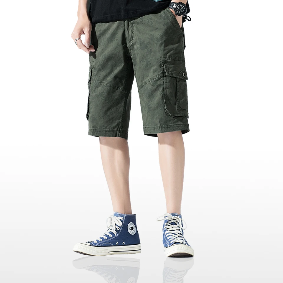 4XL для мужчин новые летние натуральный хлопок комбинезон поясом доска брюки карго шорты для женщин мужские Камуфлированные штаны, милитари мягкий карман Тактический карго