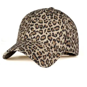 leopard print ball cap