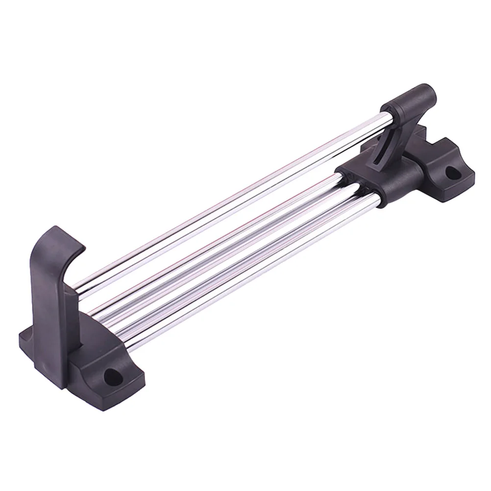 300mm Stainless Steel Retractable Wardrobe Rail Clothes Hanger Towel ...