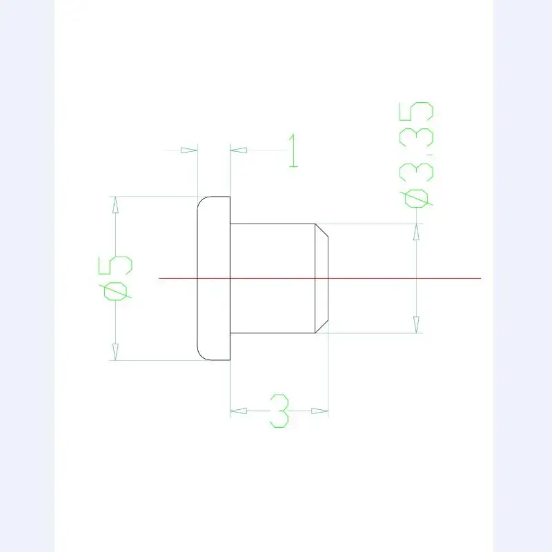 Ботильоны из замшевой кожи, фабричного изготовления 3,1 3,2 3 мм/3 мм/3,175 мм 1/" мм штекер Т-образного силиконовая резиновая заглушка крышка для защиты от пыли Клей голову защитный рукав