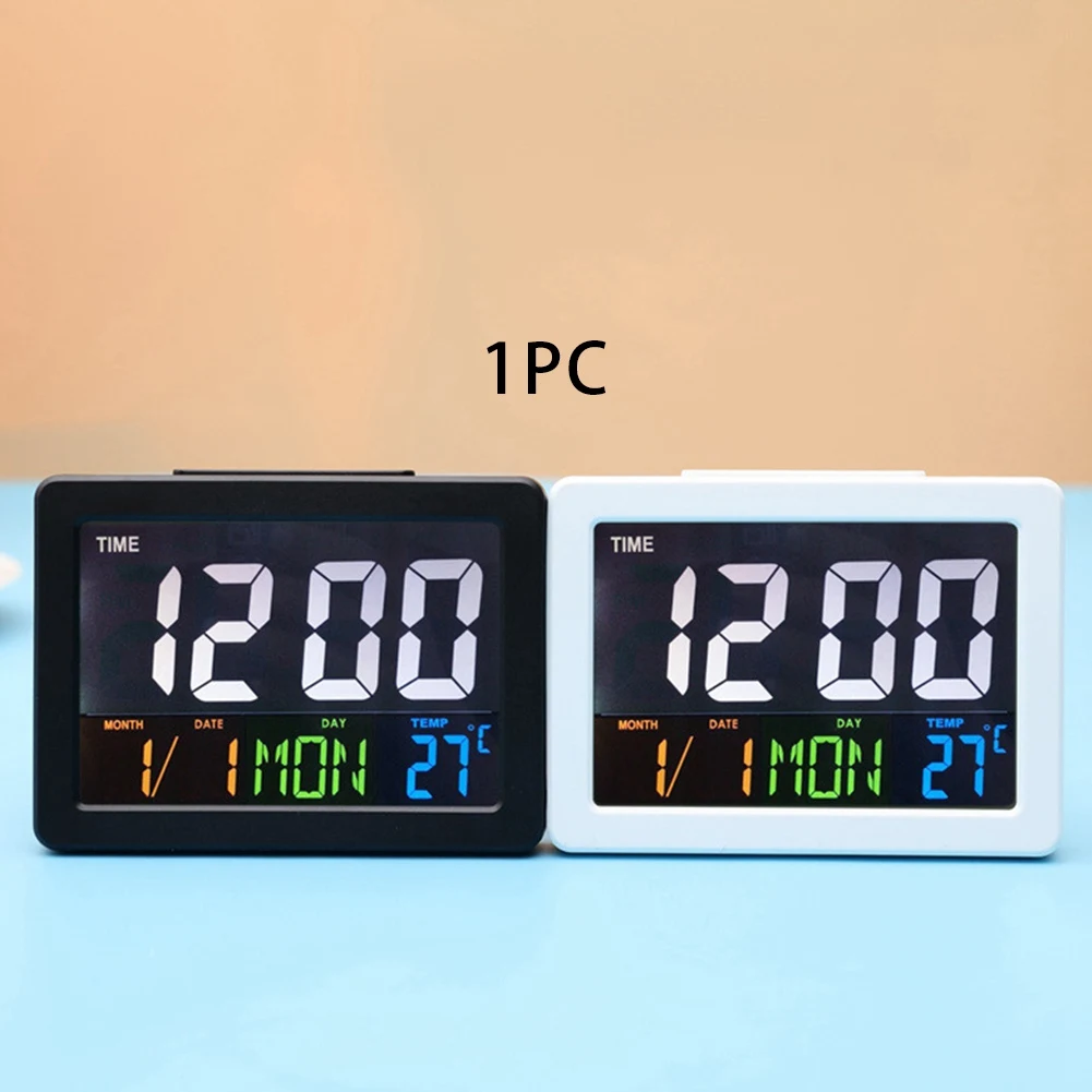 IALJ Топ цифровые светодиодные часы с ЖК-дисплеем настольные электронные часы с будильником подарок многофункциональные часы с календарем для дома температурные часы