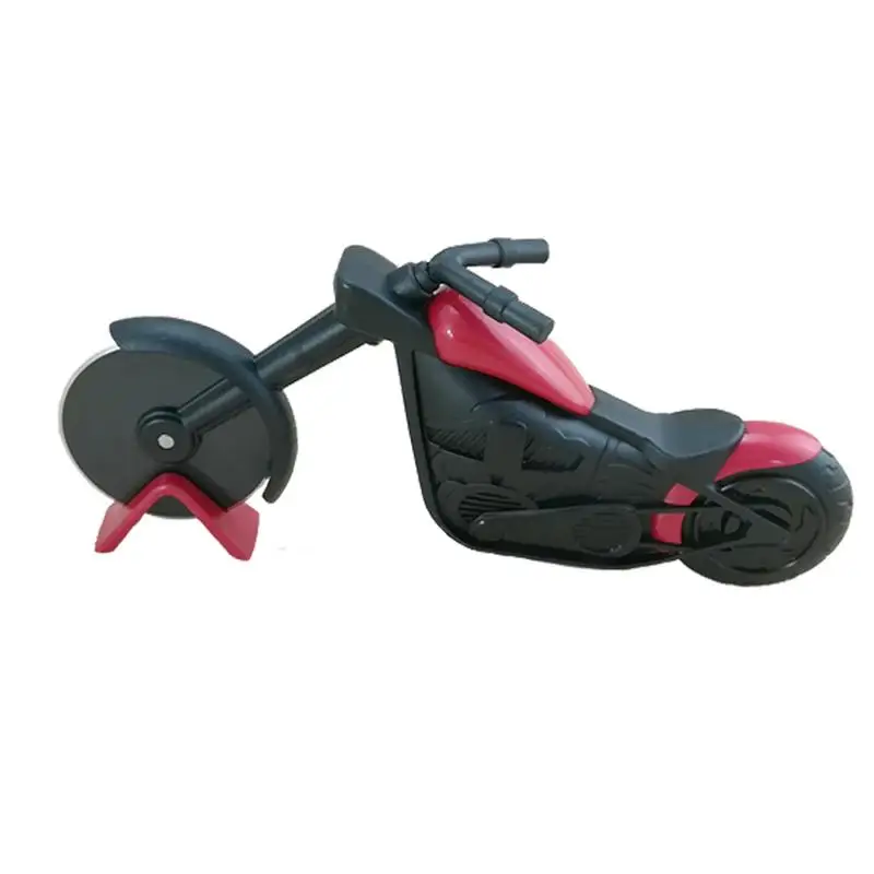 Motorcycle Pizza Cutter Innovative Pizza Wheel Roller Tool Bicycle Pizza Knives Kitchen Cut Tools Stainless Steel Pizza Cutters