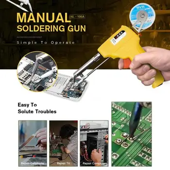 

60W NL-106A Manual Soldering Gun Solder Iron Welding Rework Repair Tool