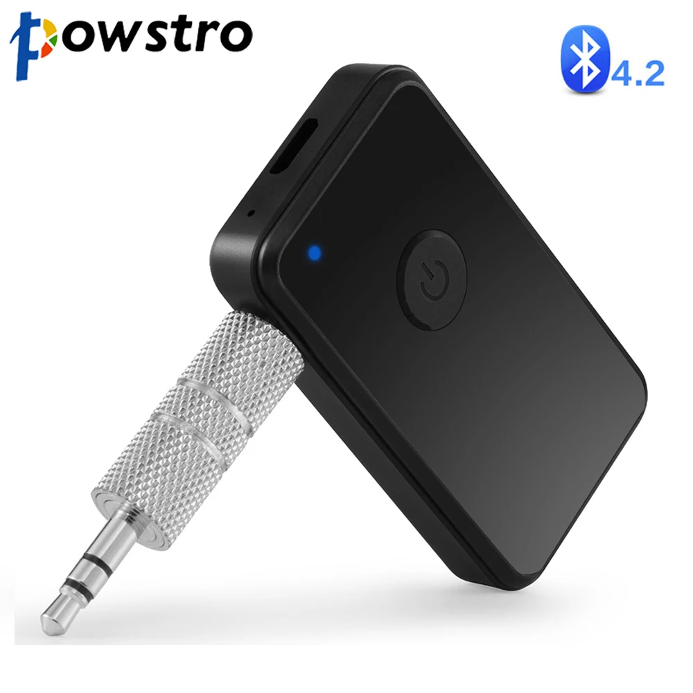 

Bluetooth Wireless Receiver Adapter 4.2 Audio for Headphone Speaker Hands-free Car Kit two devices Connected Support