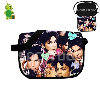 

Famous Rock Star Prince Rogers Nelson Collages Messenger Bag Women Men Crossbody Handbag School Shoulder Bags for Teenagers