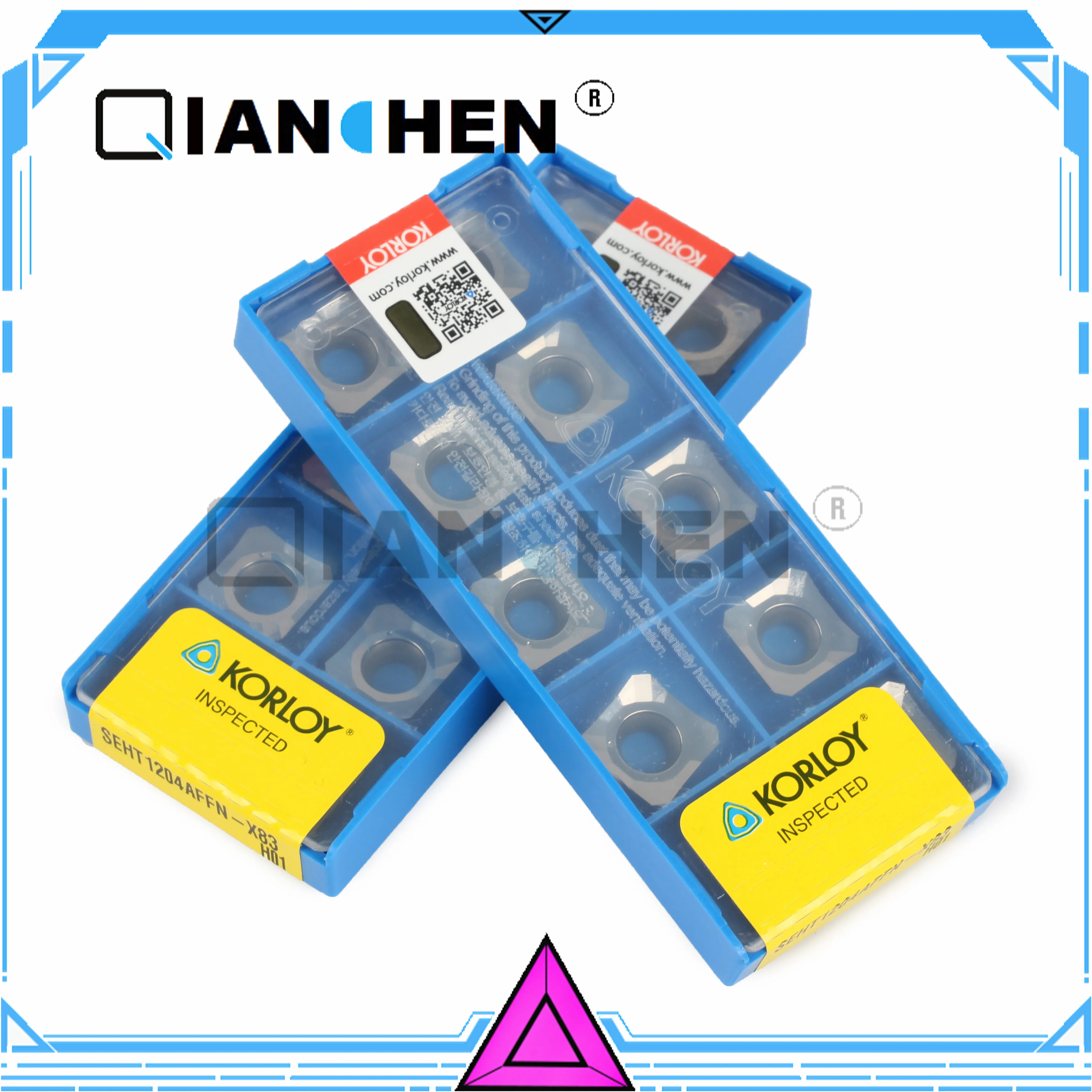 

Original KORLOY SEHT1204AFFN-X83 H01 (10pcs/lot) Cutting tools insert