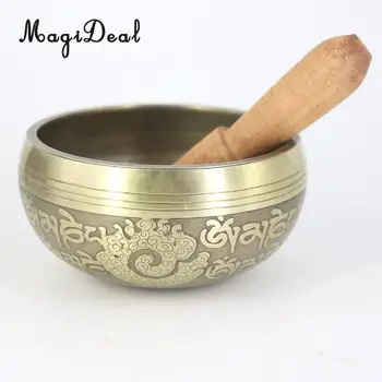 

Tibetan Buddhist Singing Bowl for Sound Relaxation Meditation Peace 11CM #1