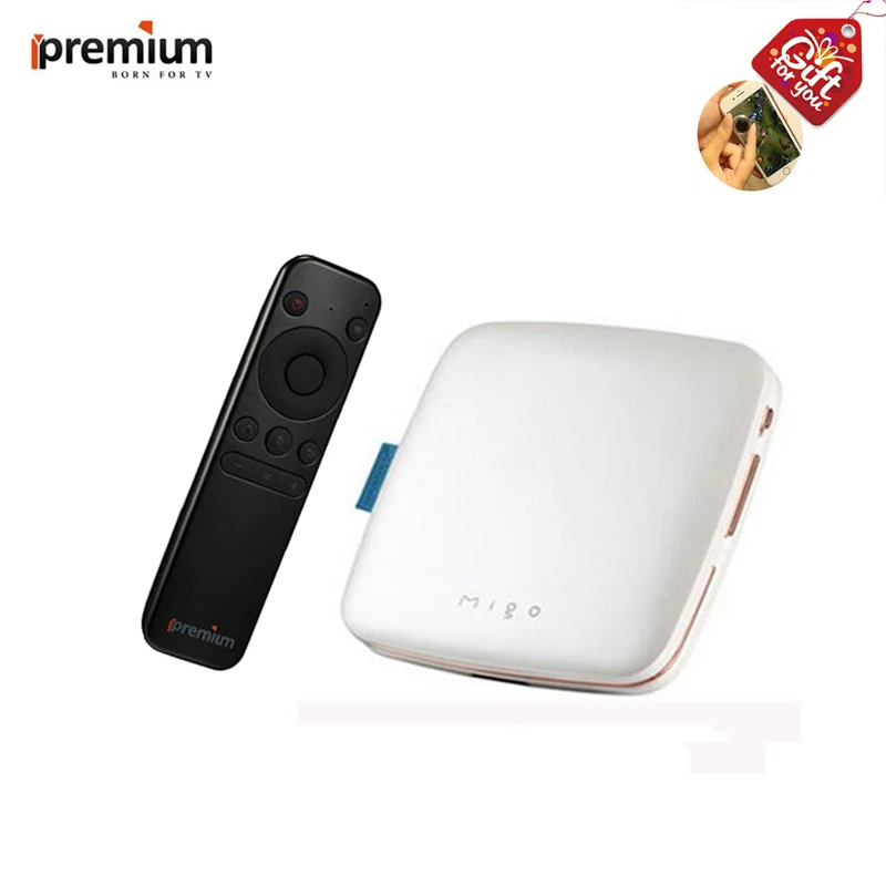 Ipremium Migo Android Smart Stream tv Box 4k H.265 1 ГБ ОЗУ 8 Гб ПЗУ встроенный wifi с бесплатным ip tv взрослые каналы лучше, чем H tv