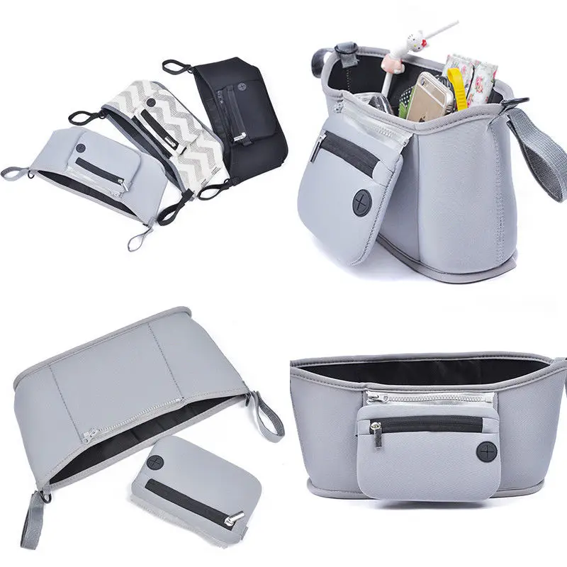 2019 Baby Pram Stroller Buggy Storage Pushchair Bag Organizer Bottle