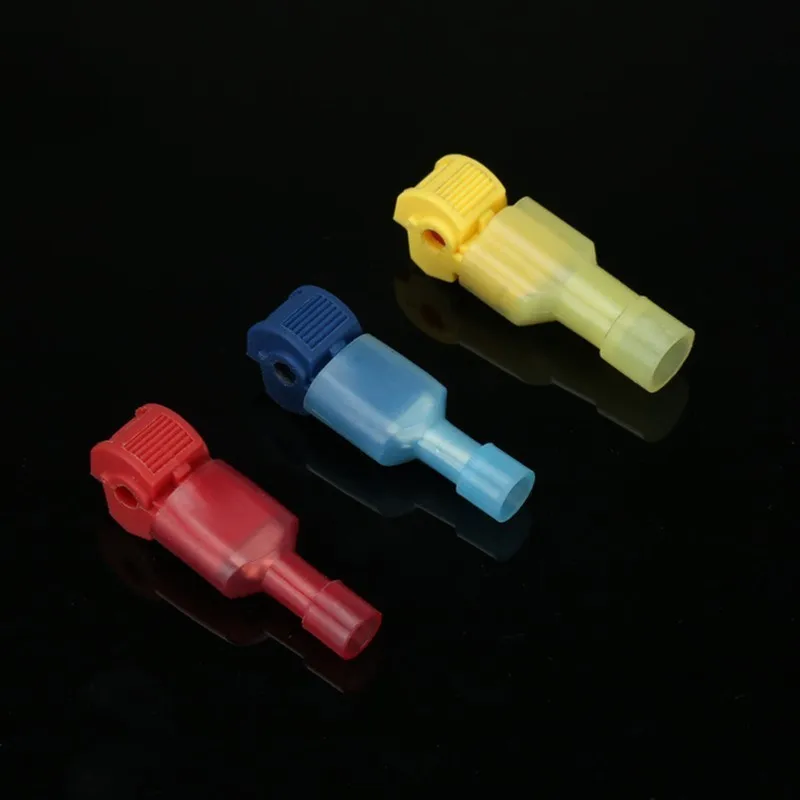 

Free shipping Main branch wiring clamp strip type break-free wiring T-type break-free fast connection terminal connector